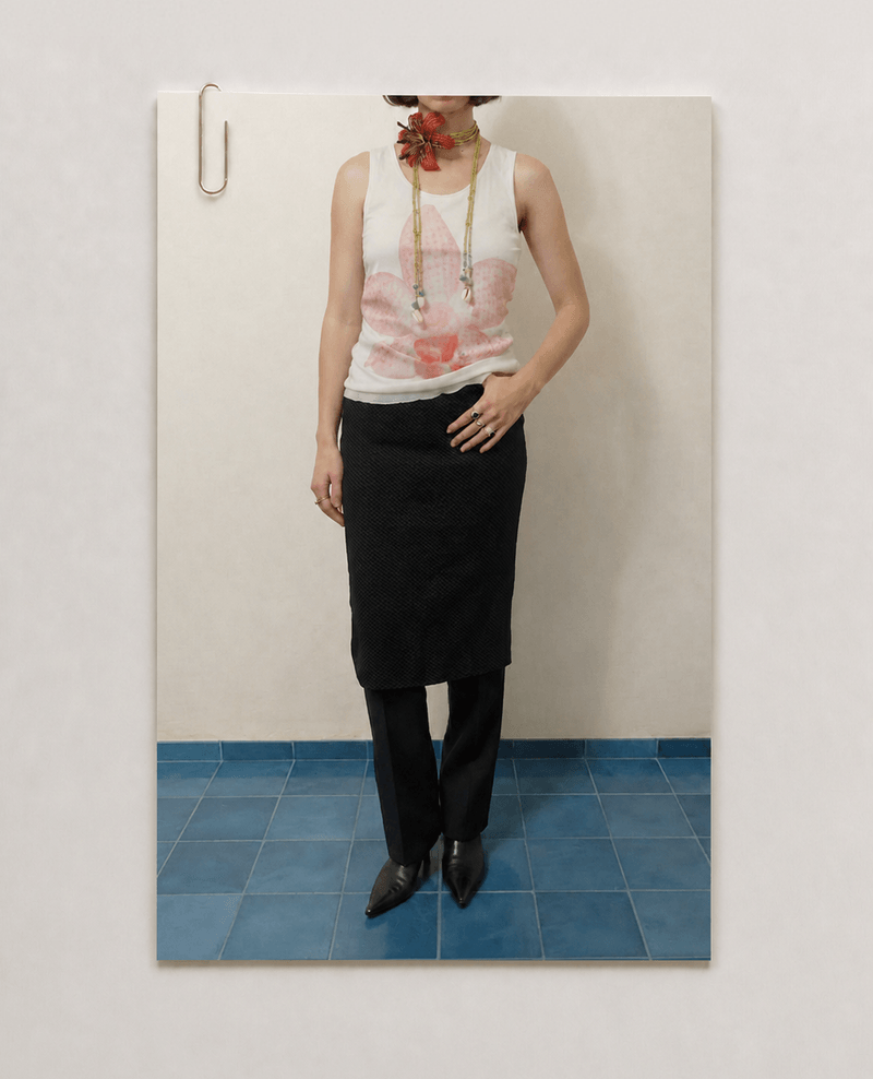 ORCHID PRINTED TOP